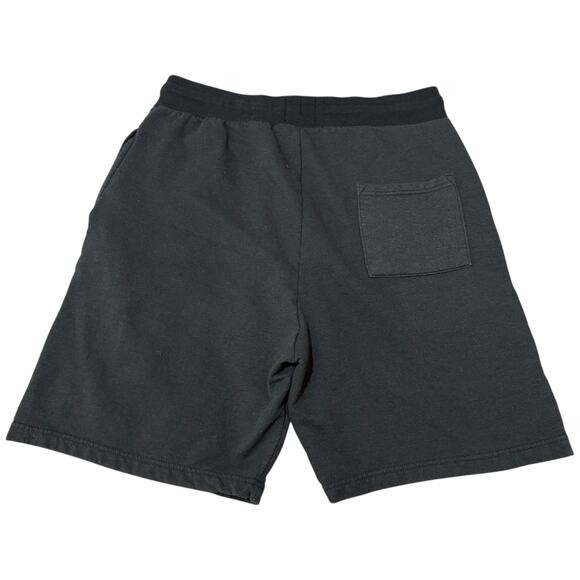 The Hundreds Drawstring Sweat Shorts Logo Spell Out Gray Black - Size Large - Picture 5 of 6